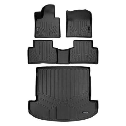 SMARTLINER Custom Fit Floor Liners For 2021-2025 Kia Sorento (with 2nd Row Bucket Seats) Smartliner USA
