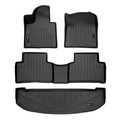 SMARTLINER Custom Fit Floor Liners For 2021-2025 Kia Sorento (with 2nd Row Bench Seat) Smartliner USA