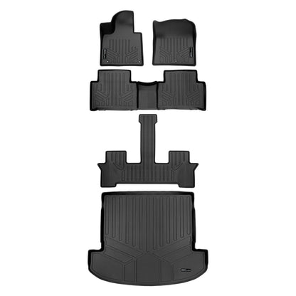 SMARTLINER Custom Fit Floor Liners For 2021-2025 Kia Sorento (with 2nd Row Bucket Seats) Smartliner USA