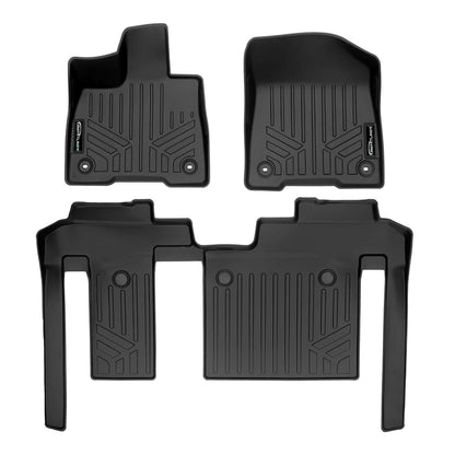 SMARTLINER Custom Fit Floor Liners For 2021-2025 Toyota Sienna with 2nd Row Bench Seat Smartliner USA