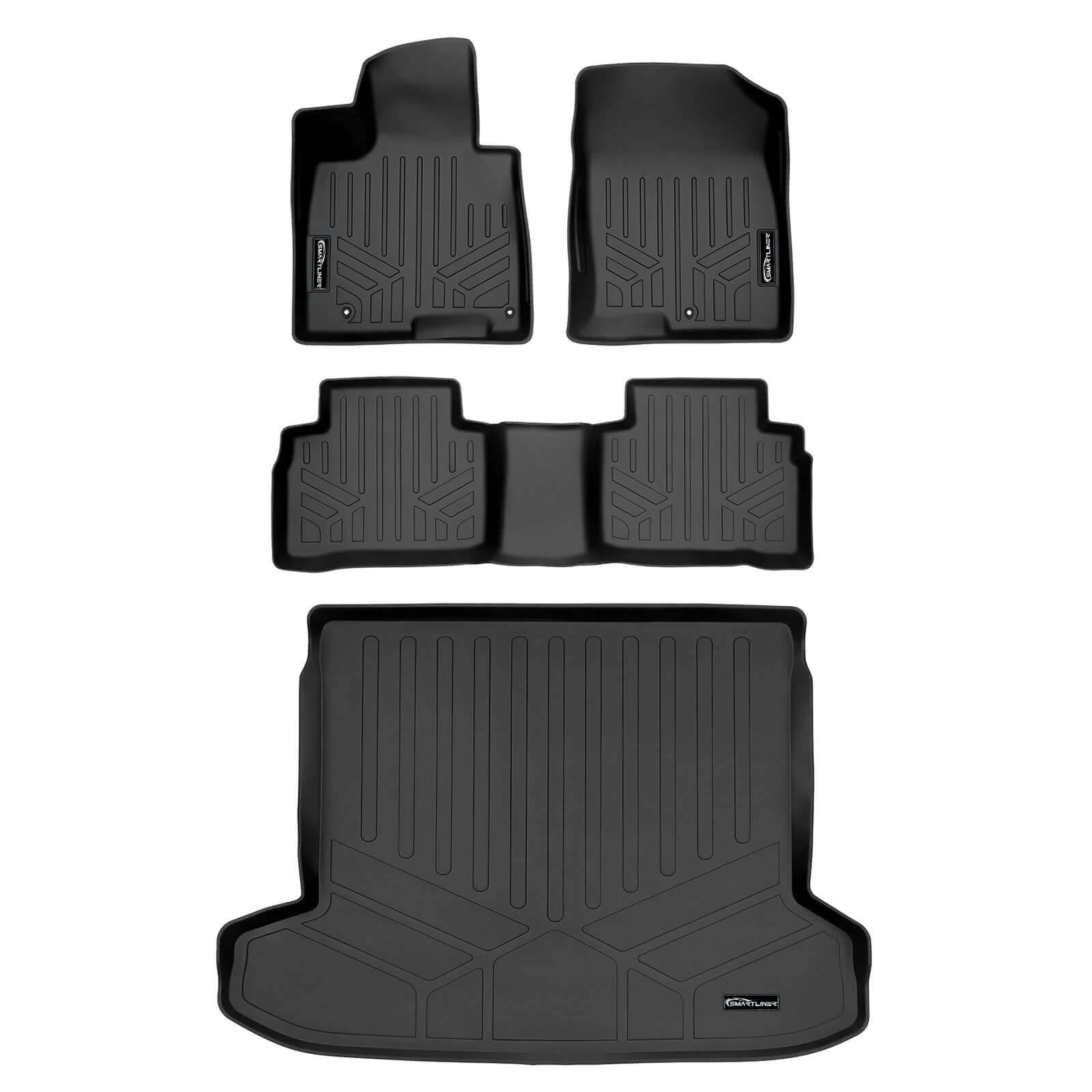 SMARTLINER Custom Fit Floor Liners For 2022-2025 Hyundai Tucson Hybrid(with Optional Bose Premium Audio System) Smartliner USA