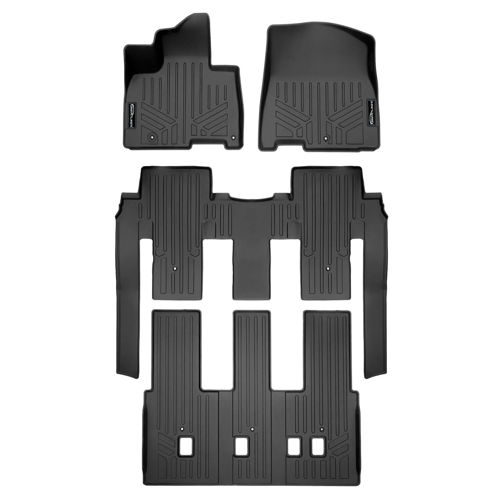 SMARTLINER Custom Fit Floor Liners For 2022-2025 Kia Carnival (Non-Hybrid Models) Smartliner USA