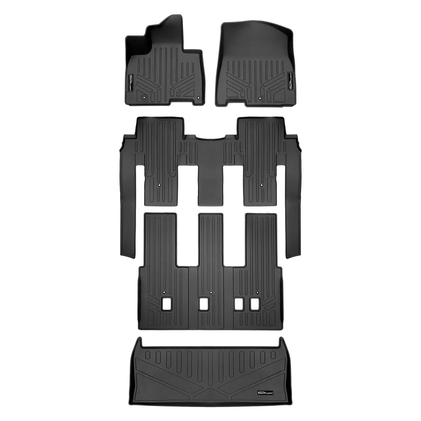 SMARTLINER Custom Fit Floor Liners For 2022-2025 Kia Carnival (Non-Hybrid Models) Smartliner USA