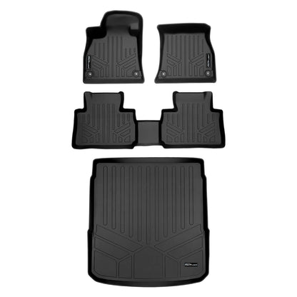 SMARTLINER Custom Fit Floor Liners For 2019-2023 Audi E-Tron /2020-2023 E-Tron Sportback (without 2nd Row Retention) Smartliner USA