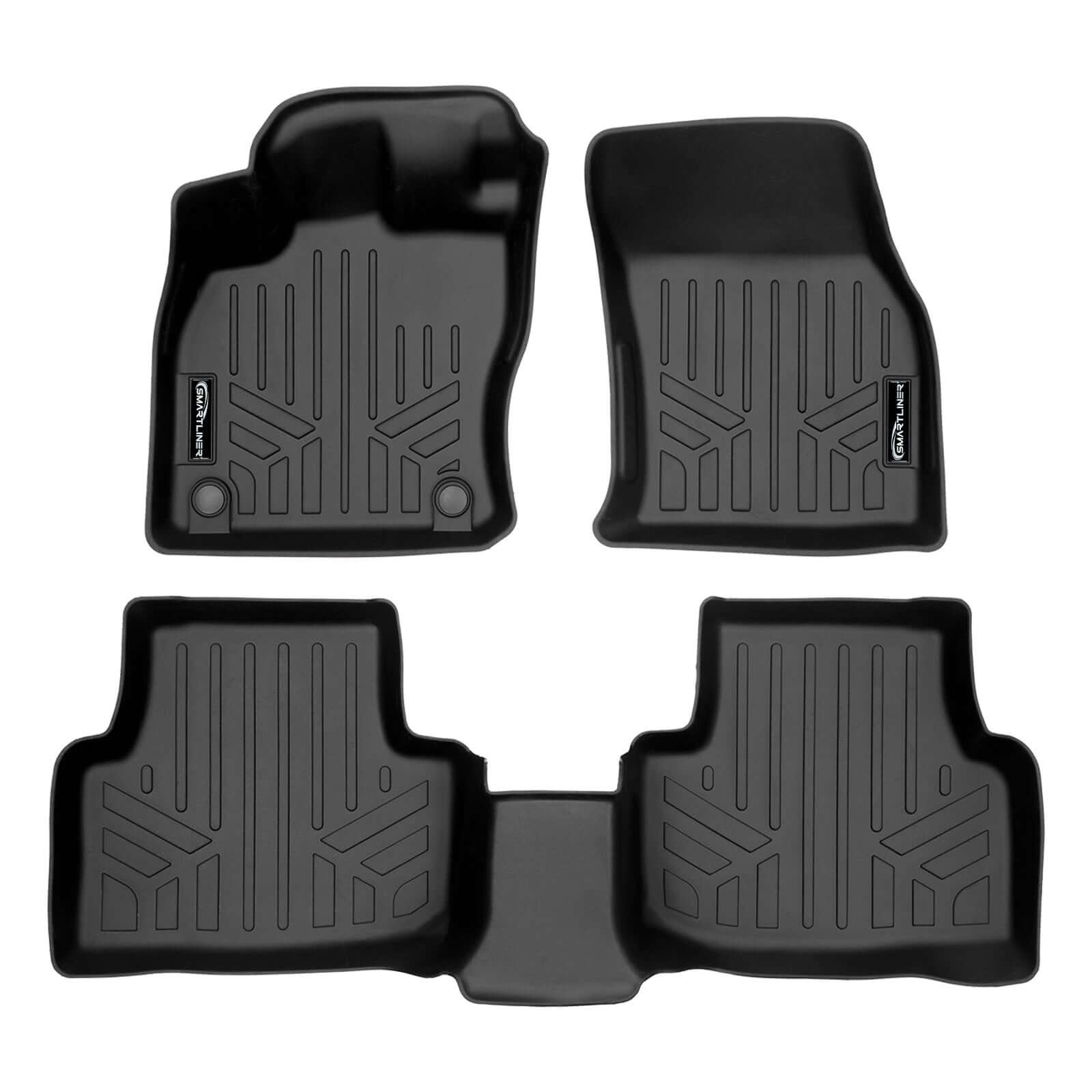 SMARTLINER Custom Fit Floor Liners For 2022-2025 Volkswagen Taos Smartliner USA