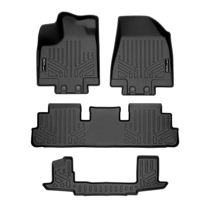 SMARTLINER Custom Fit Floor Liners For 2022-2025 Infiniti QX60 (6 Passenger) Smartliner USA
