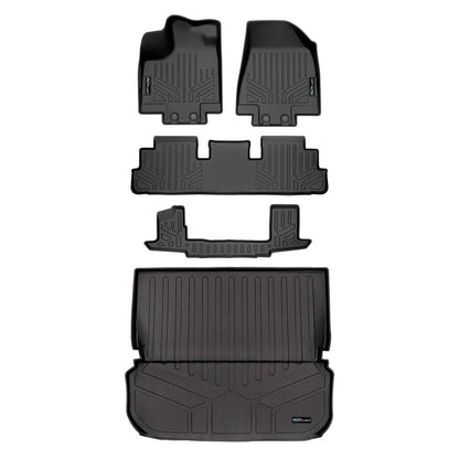 SMARTLINER Custom Fit Floor Liners For 2022-2025 Infiniti QX60 (6 Passenger) Smartliner USA