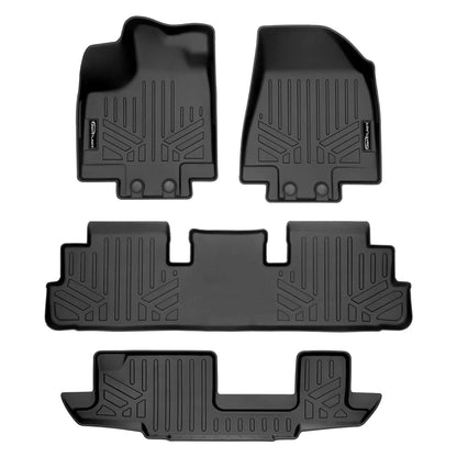 SMARTLINER Custom Fit Floor Liners For 2022-2025 Infiniti QX60 (7 Passenger) Smartliner USA