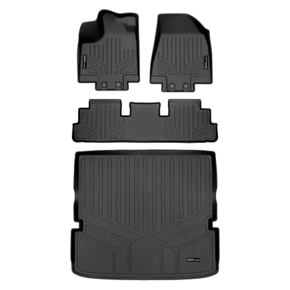 SMARTLINER Custom Fit Floor Liners For 2022-2025 Nissan Pathfinder (7 Passenger) Smartliner USA