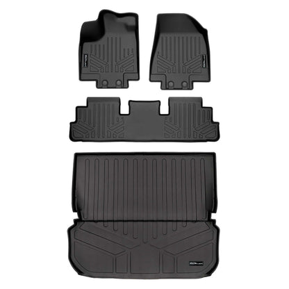 SMARTLINER Custom Fit Floor Liners For 2022-2025 Infiniti QX60 (7 Passenger) Smartliner USA