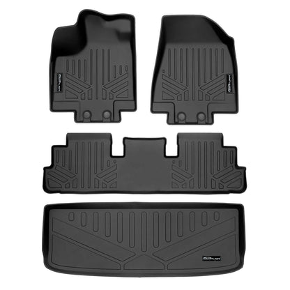 SMARTLINER Custom Fit Floor Liners For 2022-2025 Nissan Pathfinder (7 Passenger) Smartliner USA