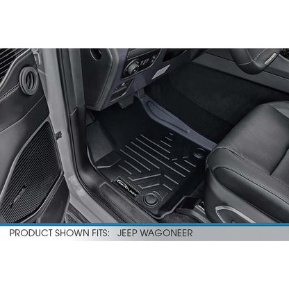 SMARTLINER Custom Fit Floor Liners For 2022-2025 Jeep Grand Wagoneer (8 Passenger Model) Smartliner USA