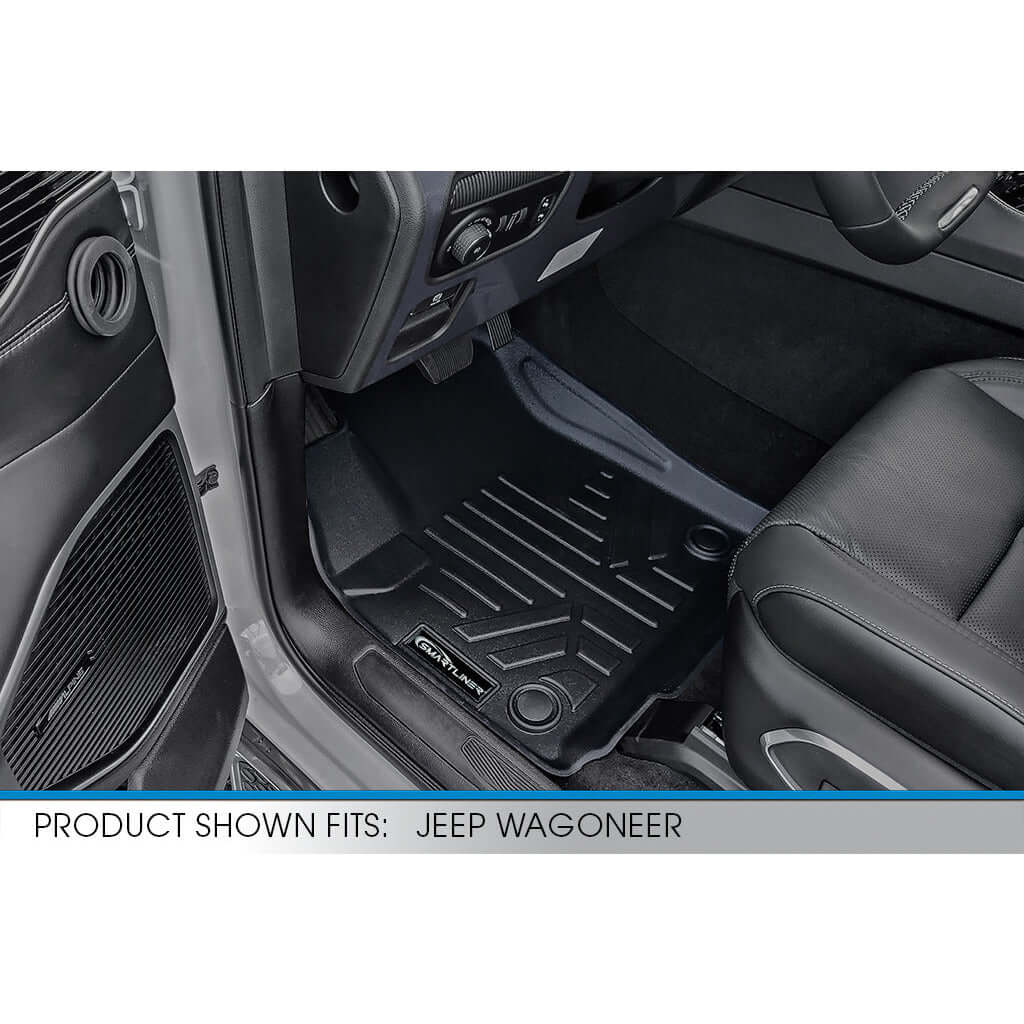 SMARTLINER Custom Fit Floor Liners For 2022-2025 Jeep Grand Wagoneer (8 Passenger Model) Smartliner USA