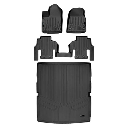 SMARTLINER Custom Fit Floor Liners For 2022-2025 Jeep Wagoneer (7 Passenger Model) Smartliner USA