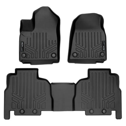 SMARTLINER Custom Fit Floor Liners For 2022-2025 Jeep Wagoneer (8 Passenger Model) Smartliner USA