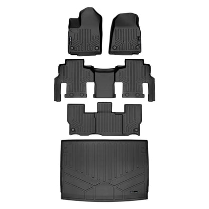 SMARTLINER Custom Fit Floor Liners For 2023-2025 Jeep Wagoneer L (8 Passenger Model) Smartliner USA