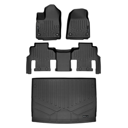 SMARTLINER Custom Fit Floor Liners For 2023-2025 Jeep Wagoneer L (8 Passenger Model) Smartliner USA