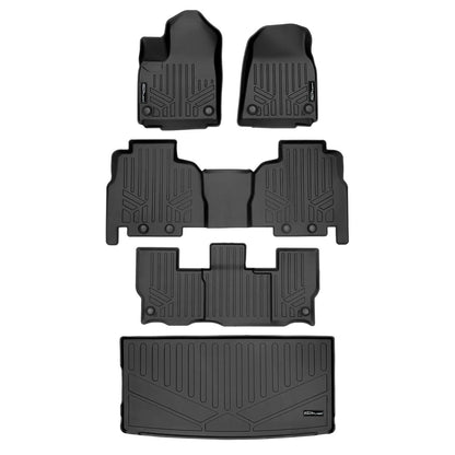 SMARTLINER Custom Fit Floor Liners For 2022-2025 Jeep Grand Wagoneer (8 Passenger Model) Smartliner USA