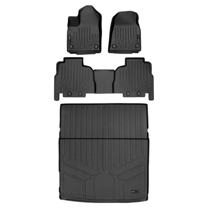 SMARTLINER Custom Fit Floor Liners For 2022-2025 Jeep Grand Wagoneer (8 Passenger Model) Smartliner USA