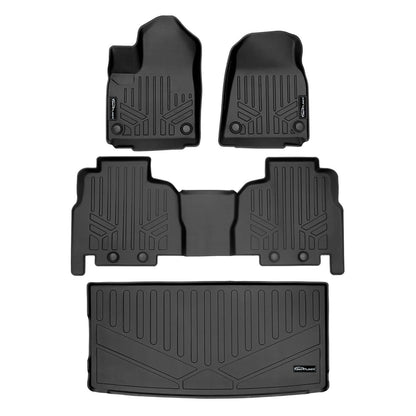 SMARTLINER Custom Fit Floor Liners For 2022-2025 Jeep Grand Wagoneer (8 Passenger Model) Smartliner USA