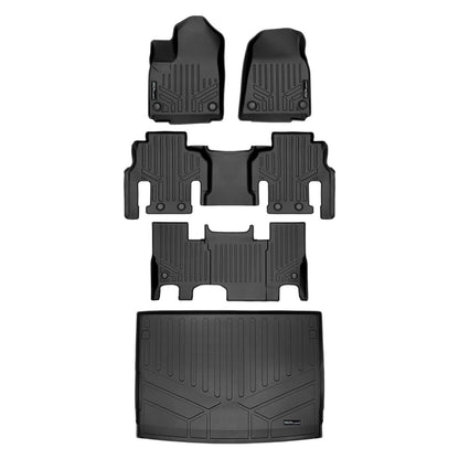 SMARTLINER Custom Fit Floor Liners For 2023-2025 Jeep Wagoneer L (7 Passenger Model) Smartliner USA