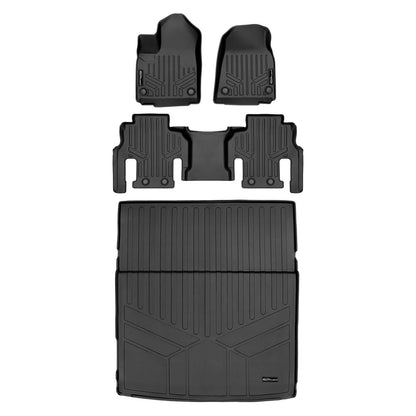 SMARTLINER Custom Fit Floor Liners For 2022-2025 Jeep Grand Wagoneer (7 Passenger Model) Smartliner USA