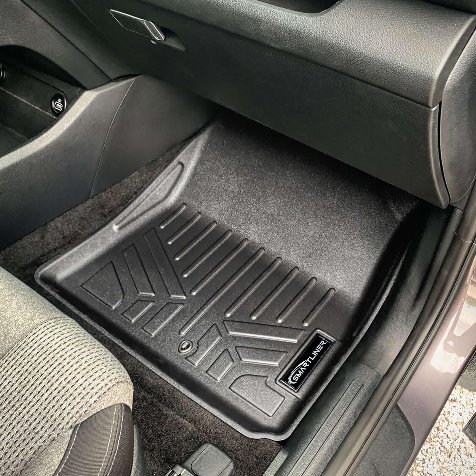 SMARTLINER Custom Fit Floor Liners For 2021-2025 Hyundai Santa Fe PHEV (Only Fits Hybrid Models) Smartliner USA