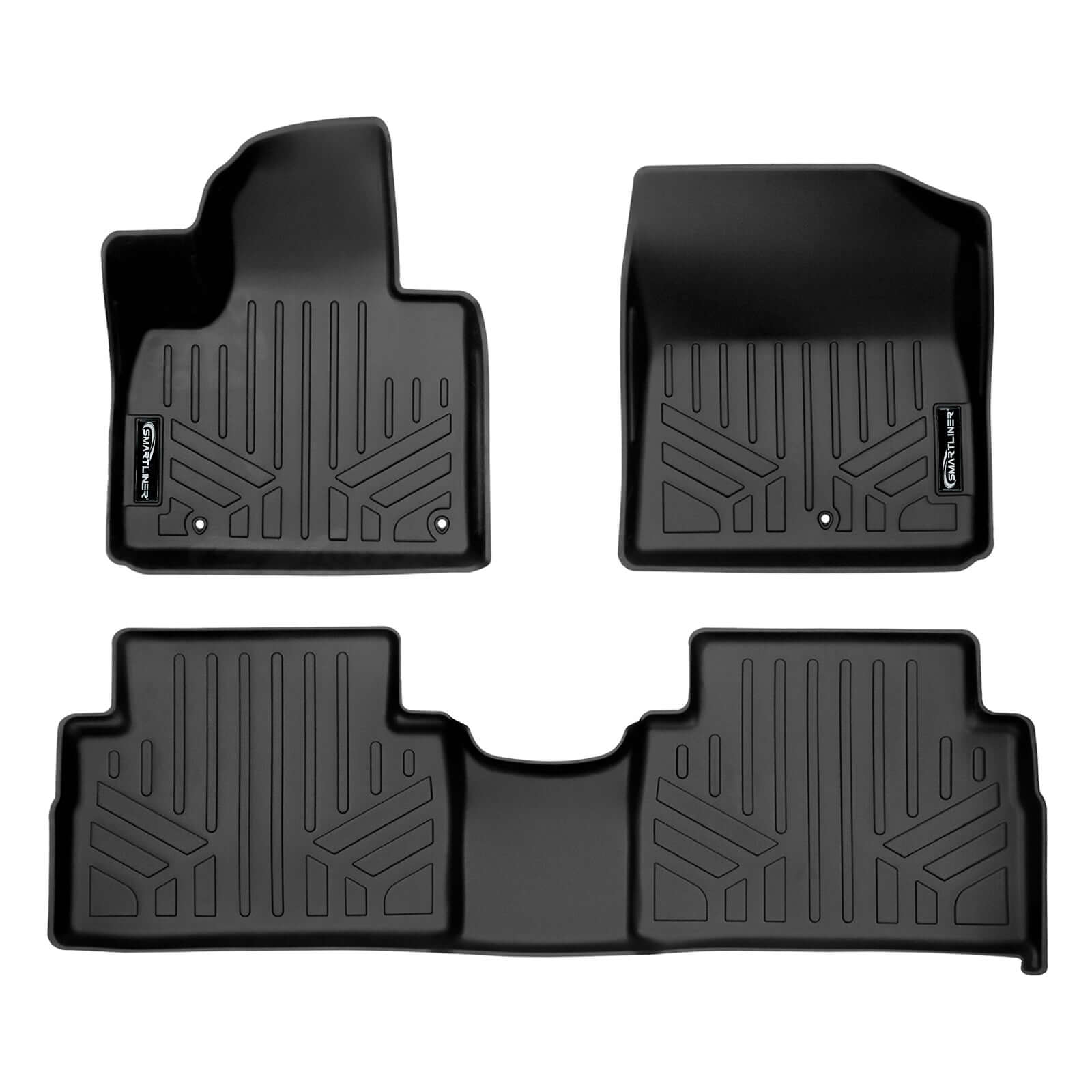 SMARTLINER Custom Fit Floor Liners For 2021-2025 Hyundai Santa Fe PHEV (Only Fits Hybrid Models) Smartliner USA