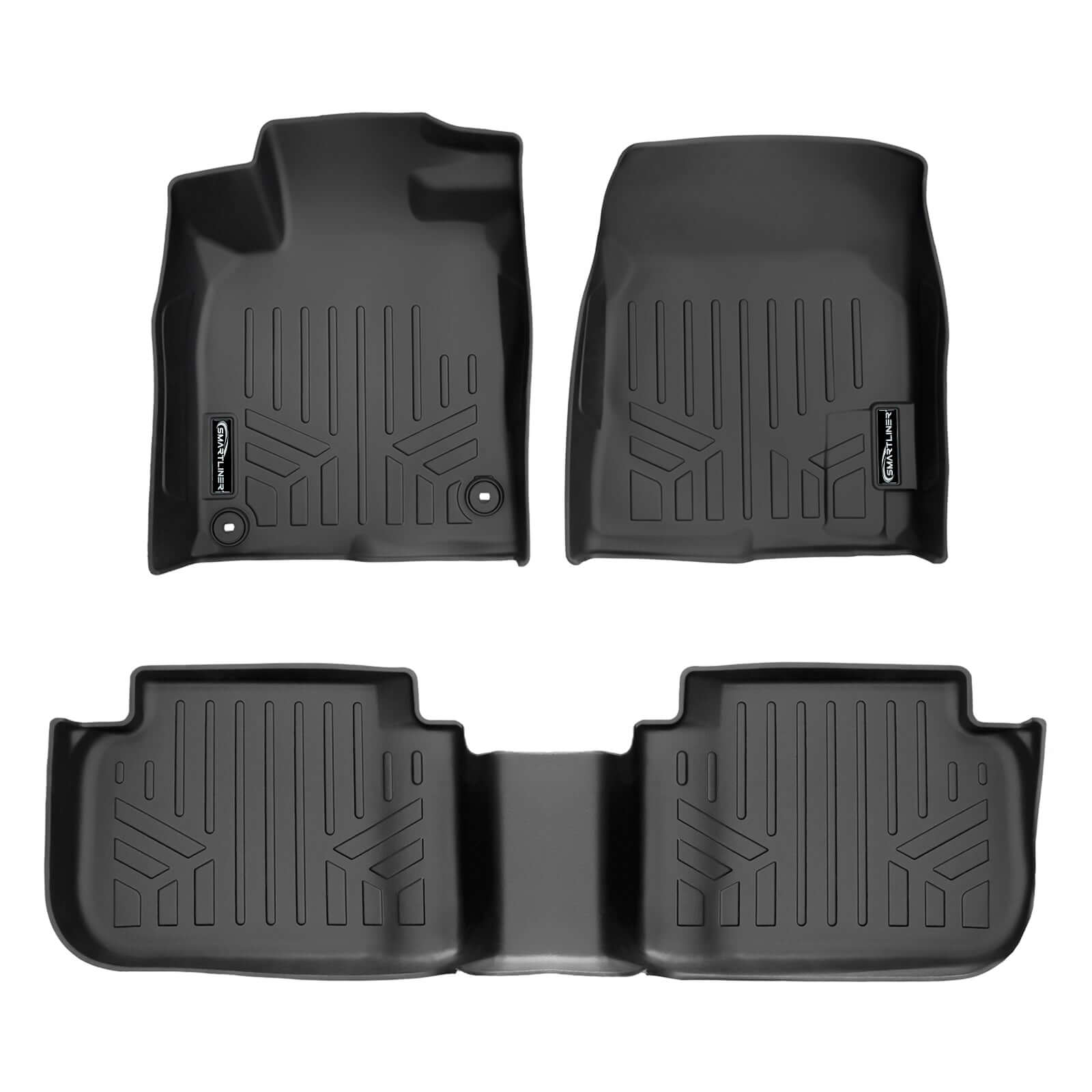 SMARTLINER Custom Fit Floor Liners For 2022-2025 Honda Civic Sedan w/o 2nd Row USB Ports Smartliner USA
