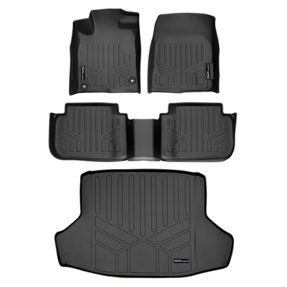SMARTLINER Custom Fit Floor Liners For 2022-2025 Honda Civic Sedan w/o 2nd Row USB Ports Smartliner USA