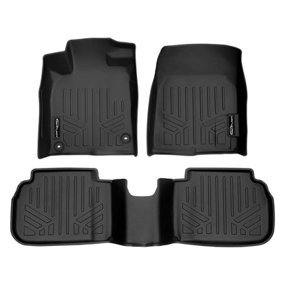 SMARTLINER Custom Fit Floor Liners For 2022-2025 Honda Civic Sedan with 2nd Row USB Ports Smartliner USA