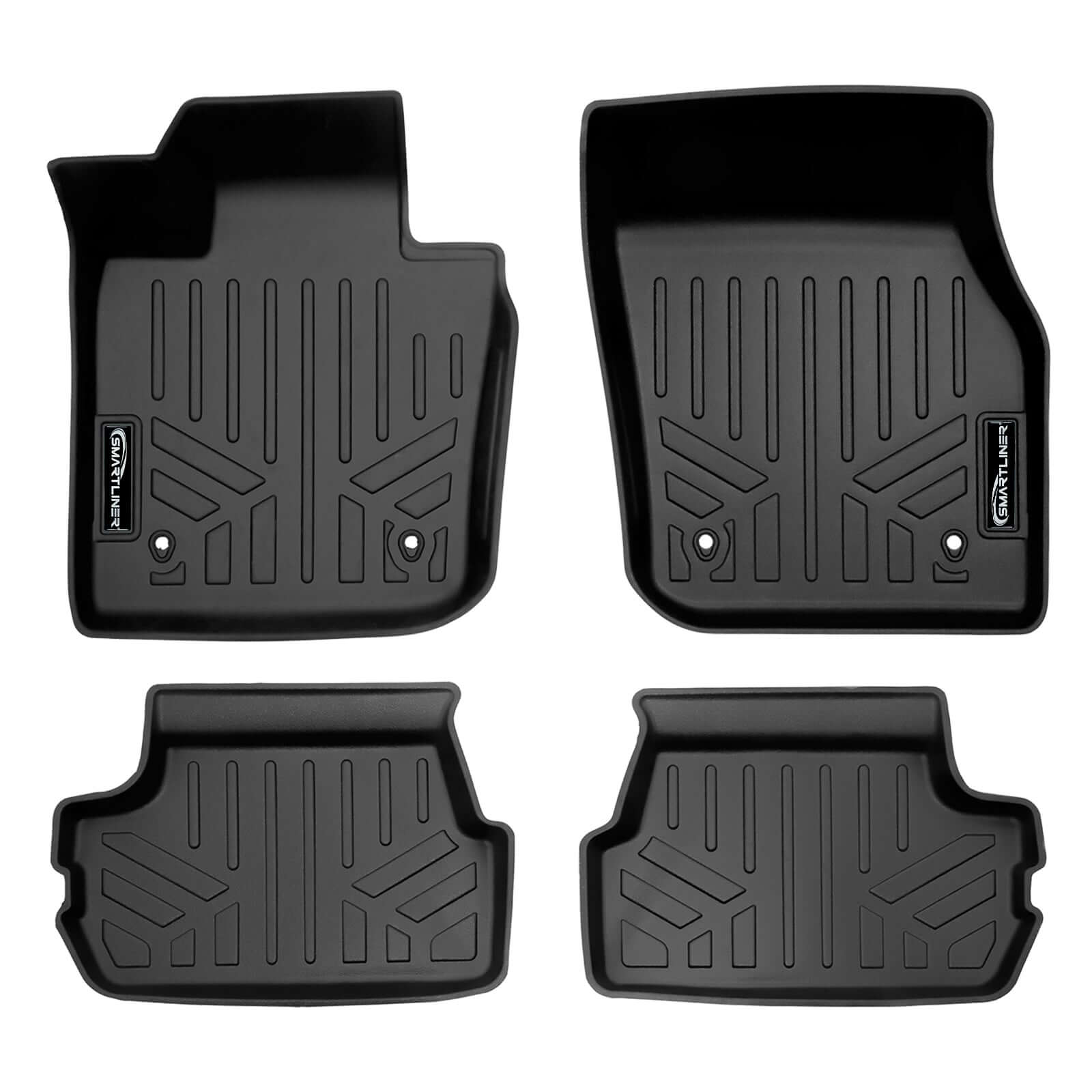 SMARTLINER Custom Fit Floor Liners For 2020-2025 MINI Hardtop 2-Door Automatic Transmission Smartliner USA