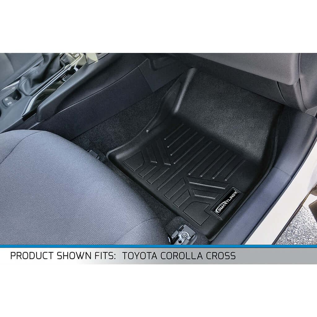 SMARTLINER Custom Fit Floor Liners For 2022-2026 Toyota Corolla Cross (Fits FWD) Smartliner USA