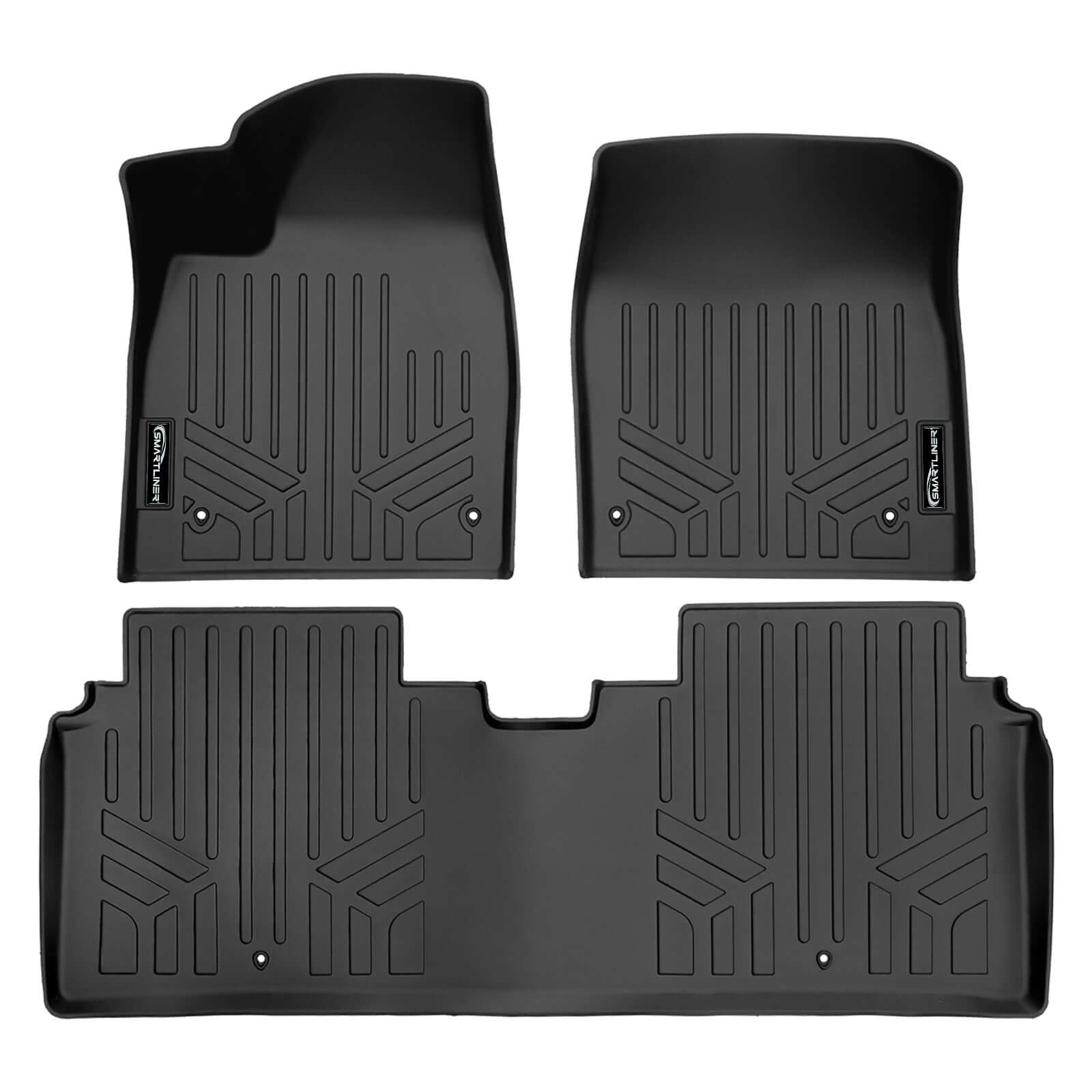 SMARTLINER Custom Fit Floor Liners For 2022-2024 Kia EV6 (1st Row Power Seats) Smartliner USA