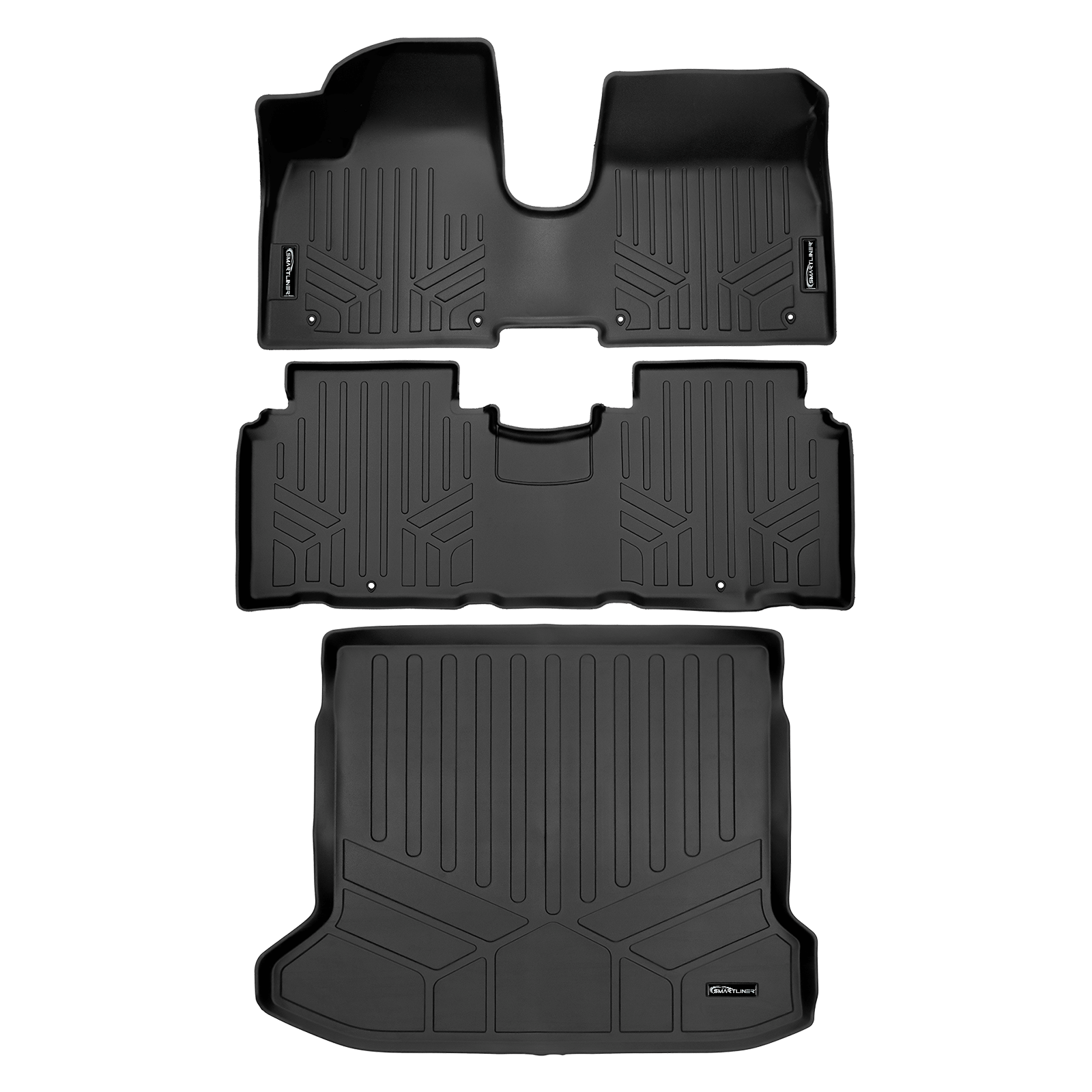 SMARTLINER Custom Fit Floor Liners For 2022-2024 Hyundai IONIQ 5 with moveable console Smartliner USA