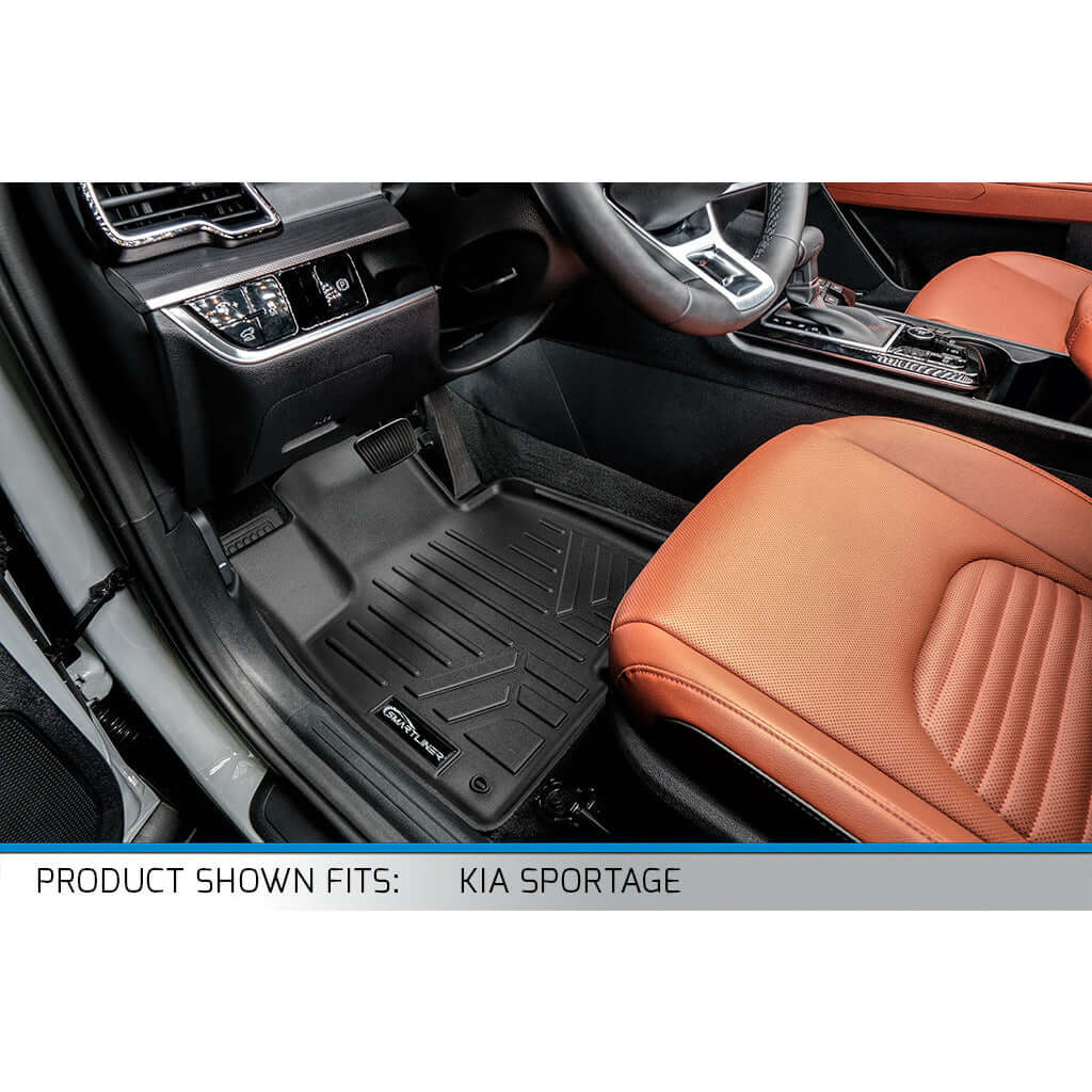 SMARTLINER Custom Fit Floor Liners For 2023-2025 Kia Sportage (Does Not fit with Subwoofer in Cargo Area) Smartliner USA