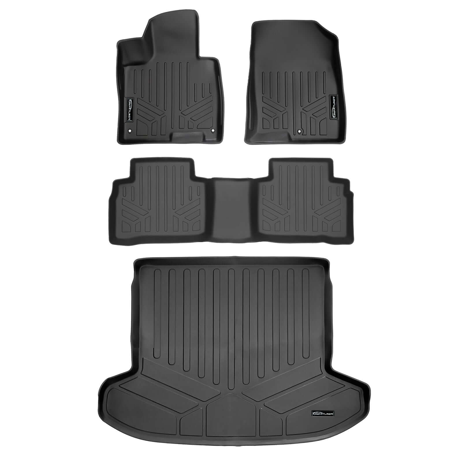 SMARTLINER Custom Fit Floor Liners For 2023-2025 Kia Sportage (With Subwoofer in Cargo Area) Smartliner USA