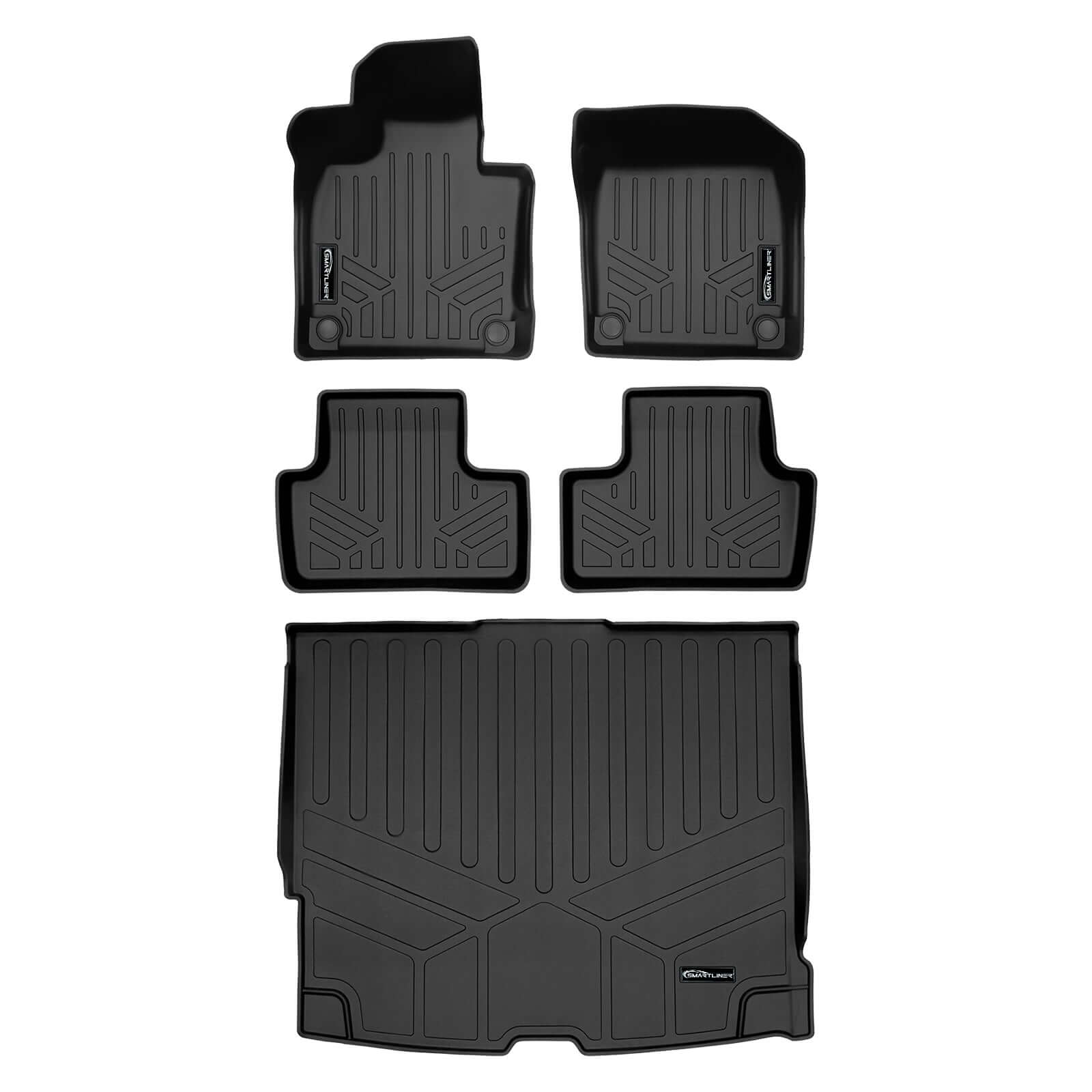 SMARTLINER Custom Fit Floor Liners For 2019-2022 Volvo XC60 (Non-Hybrid Models) Smartliner USA