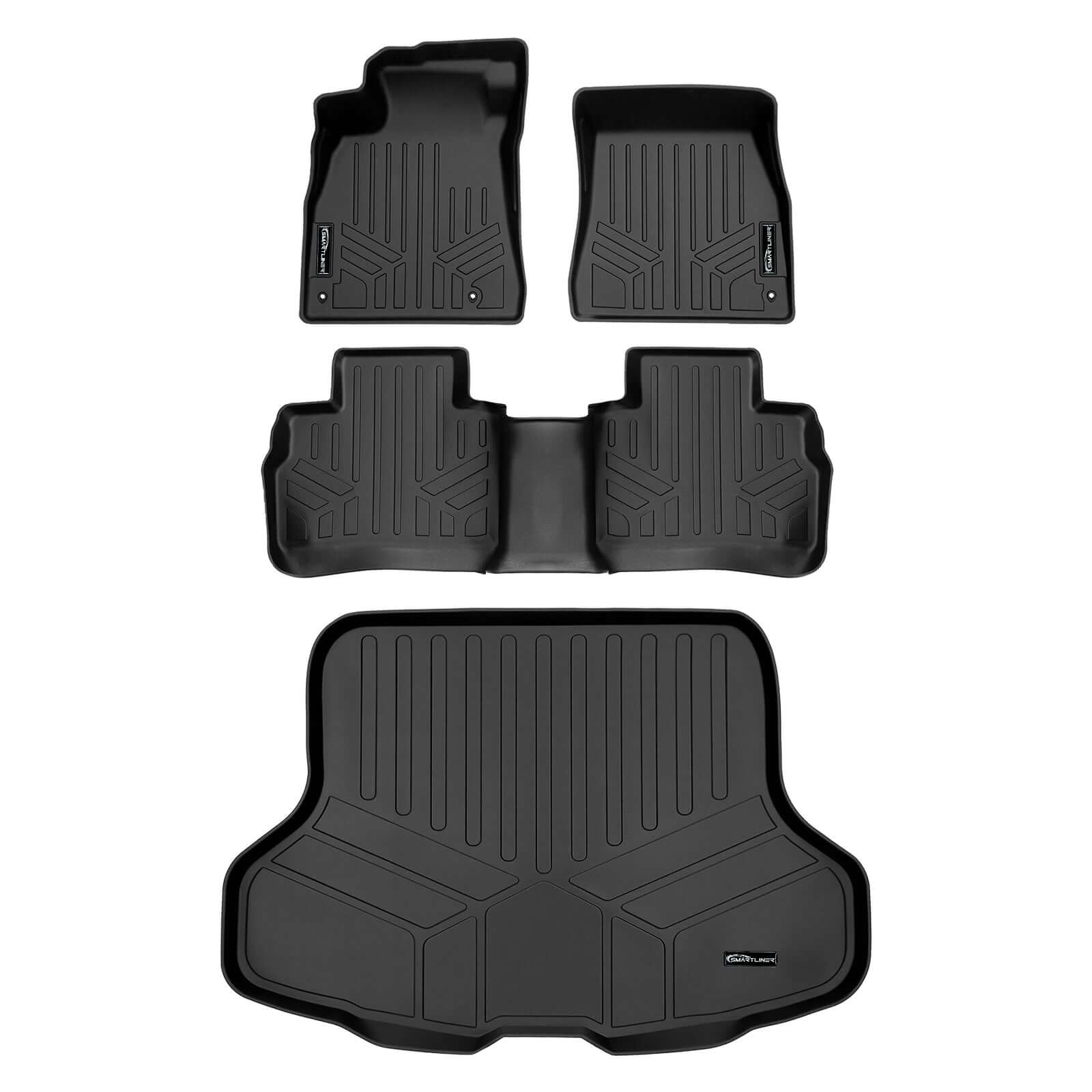 SMARTLINER Custom Fit Floor Liners For 2022-2025 Nissan Sentra (Sedan Models Only) Smartliner USA