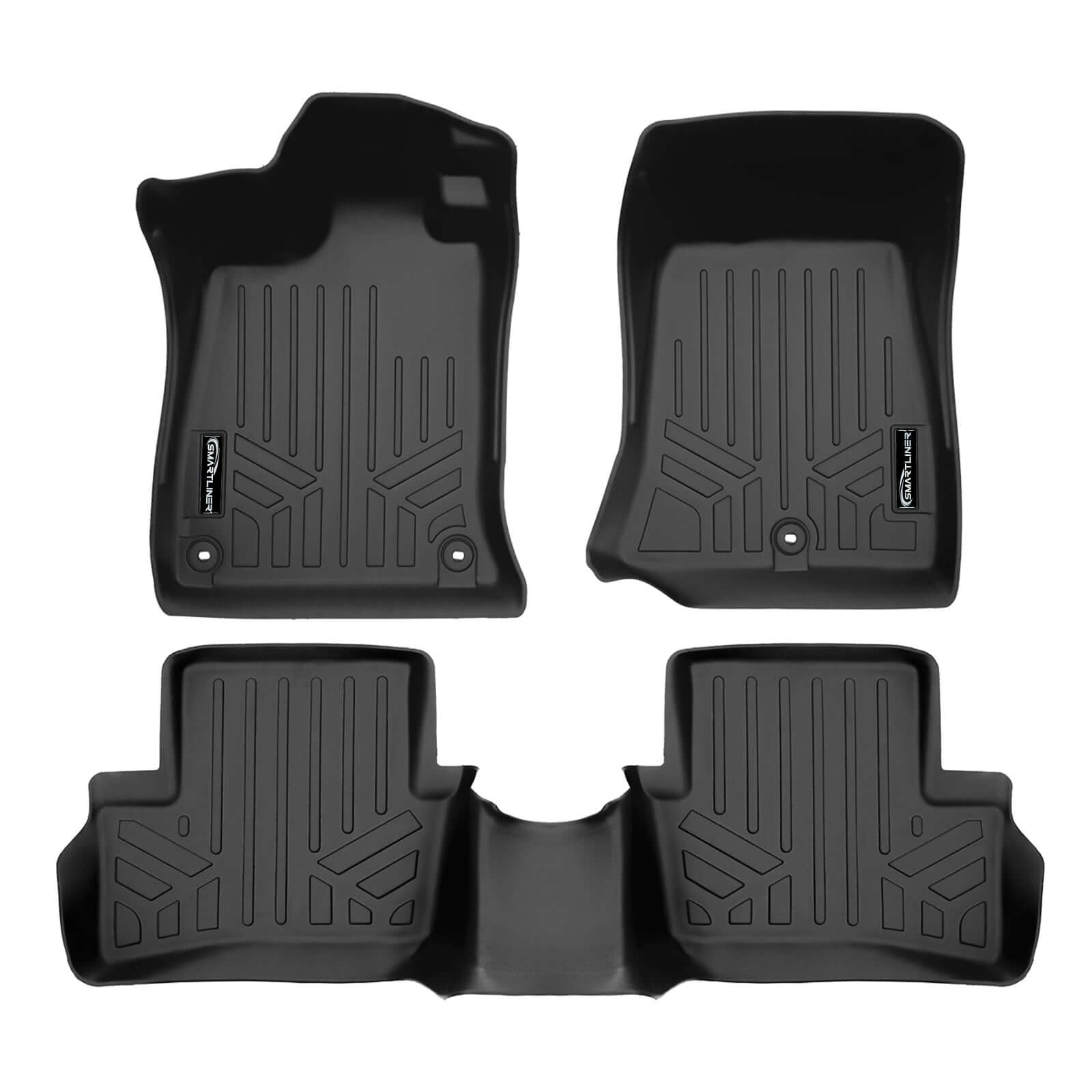 SMARTLINER Custom Fit Floor Liners For 2021-2025 Acura TLX (Fits FWD (Front Wheel Drive) and AWD (All Wheel Drive) models ) Smartliner USA