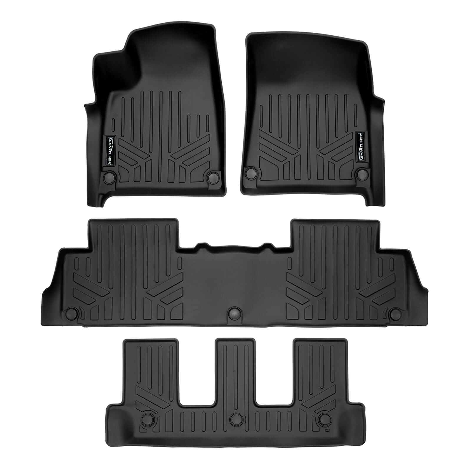 SMARTLINER Custom Fit Floor Liners For 2024 Rivian R1S Smartliner USA