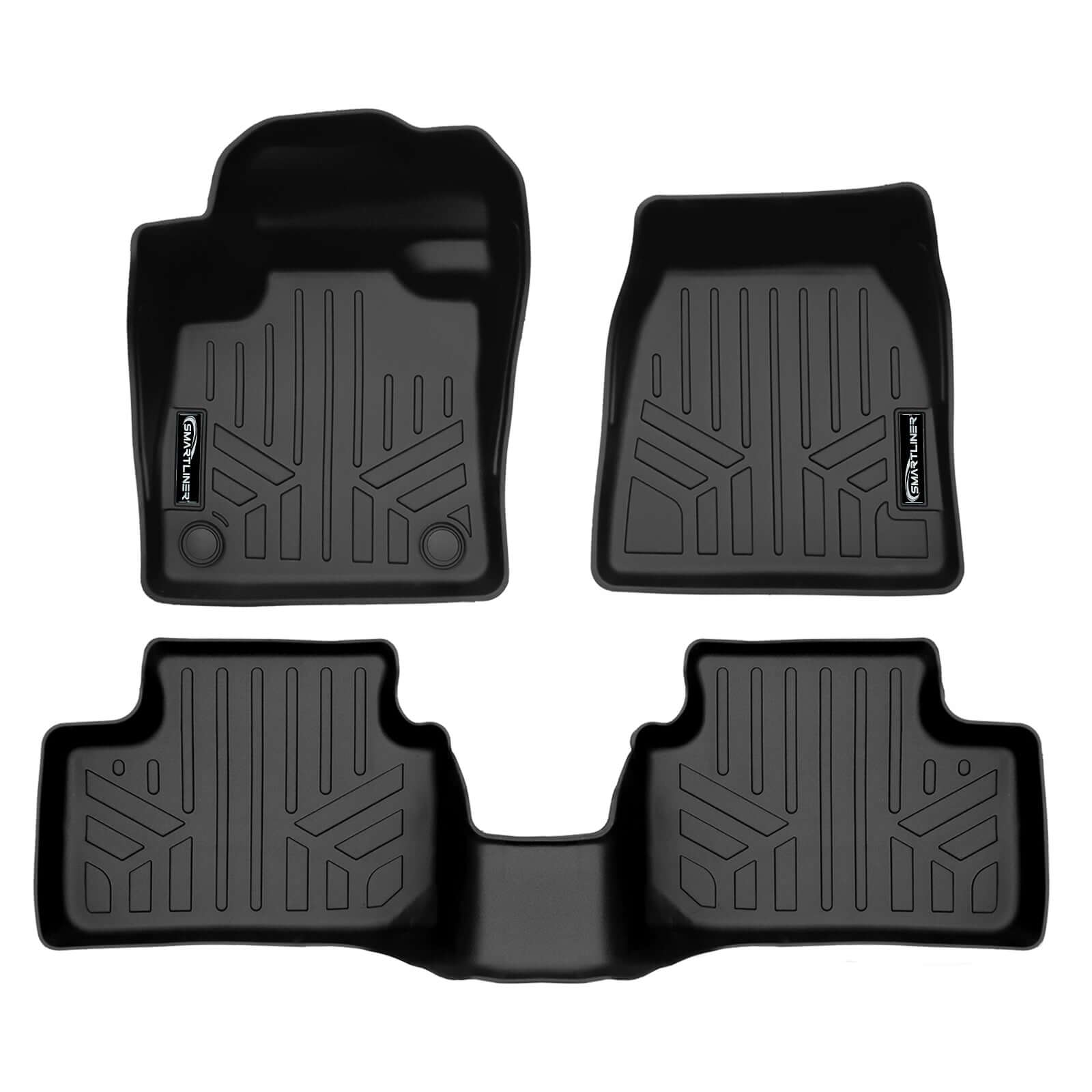 SMARTLINER Custom Fit Floor Liners For 2021-2024 Volvo XC40 Recharge|EX40 2025 Smartliner USA