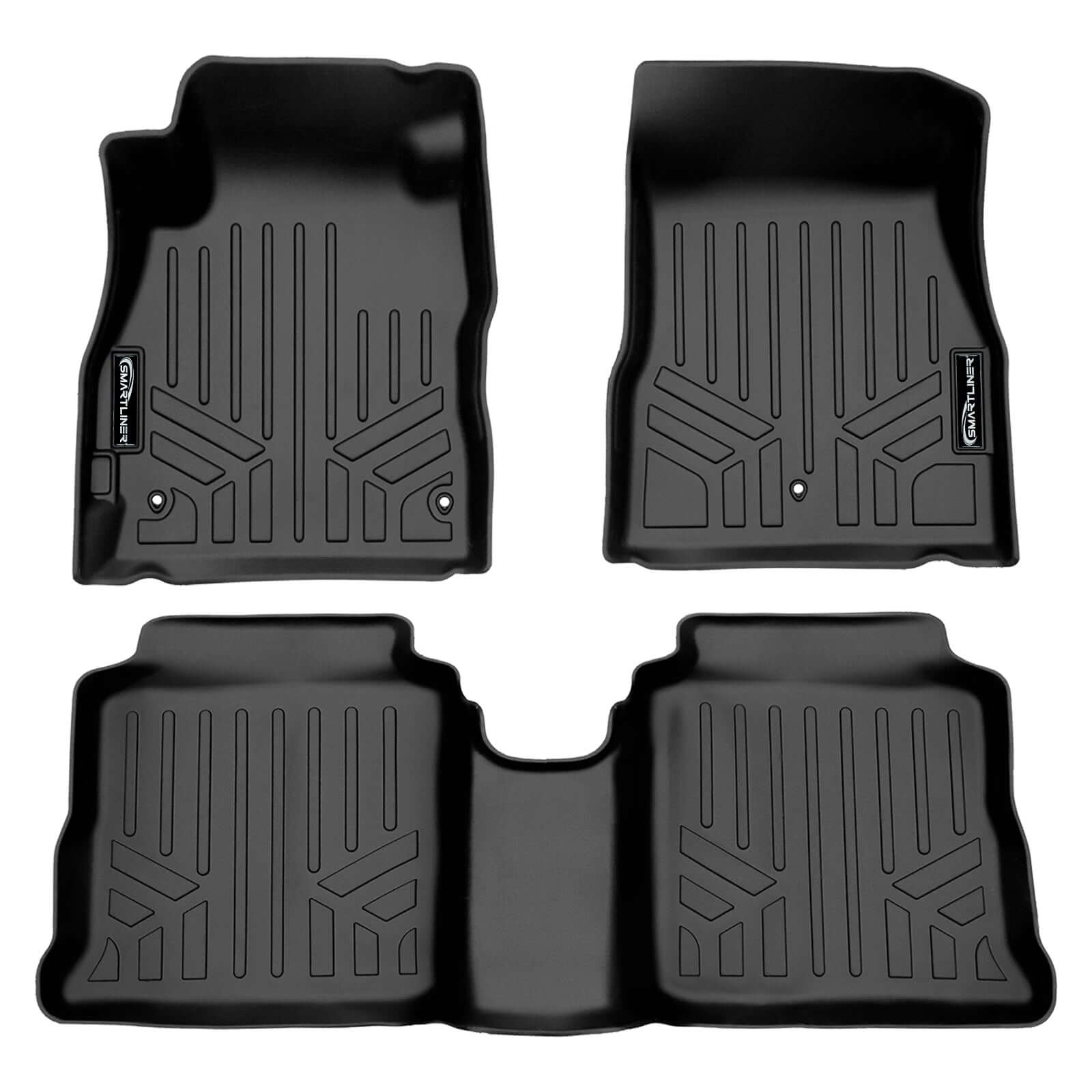 SMARTLINER Custom Fit Floor Liners For 2020-2025 Nissan Versa (Automatic Transmission) Smartliner USA