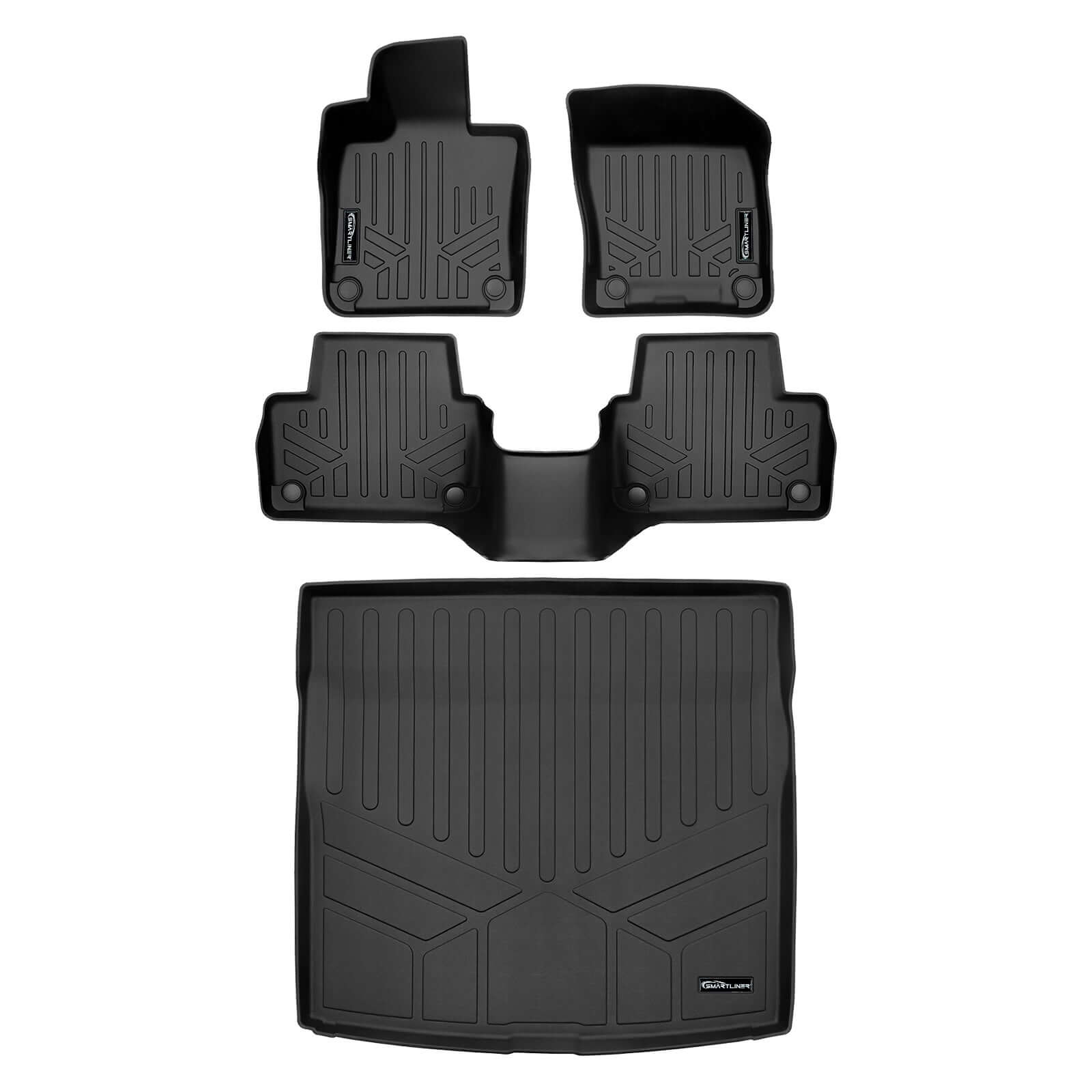 SMARTLINER Custom Fit Floor Liners For 2019-2025 Volvo S60 Smartliner USA