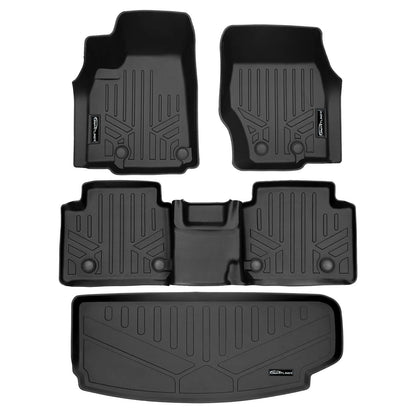 SMARTLINER Custom Fit Floor Liners For 2021-2025 Jeep Grand Cherokee L w/ 2nd Row Bench Seat (No subwoofer) Smartliner USA