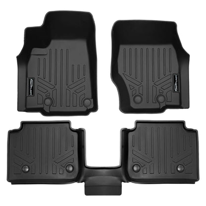 SMARTLINER Custom Fit Floor Liners For 2021-2025 Jeep Grand Cherokee L with 2nd Row Bucket Seats With Center Console Smartliner USA