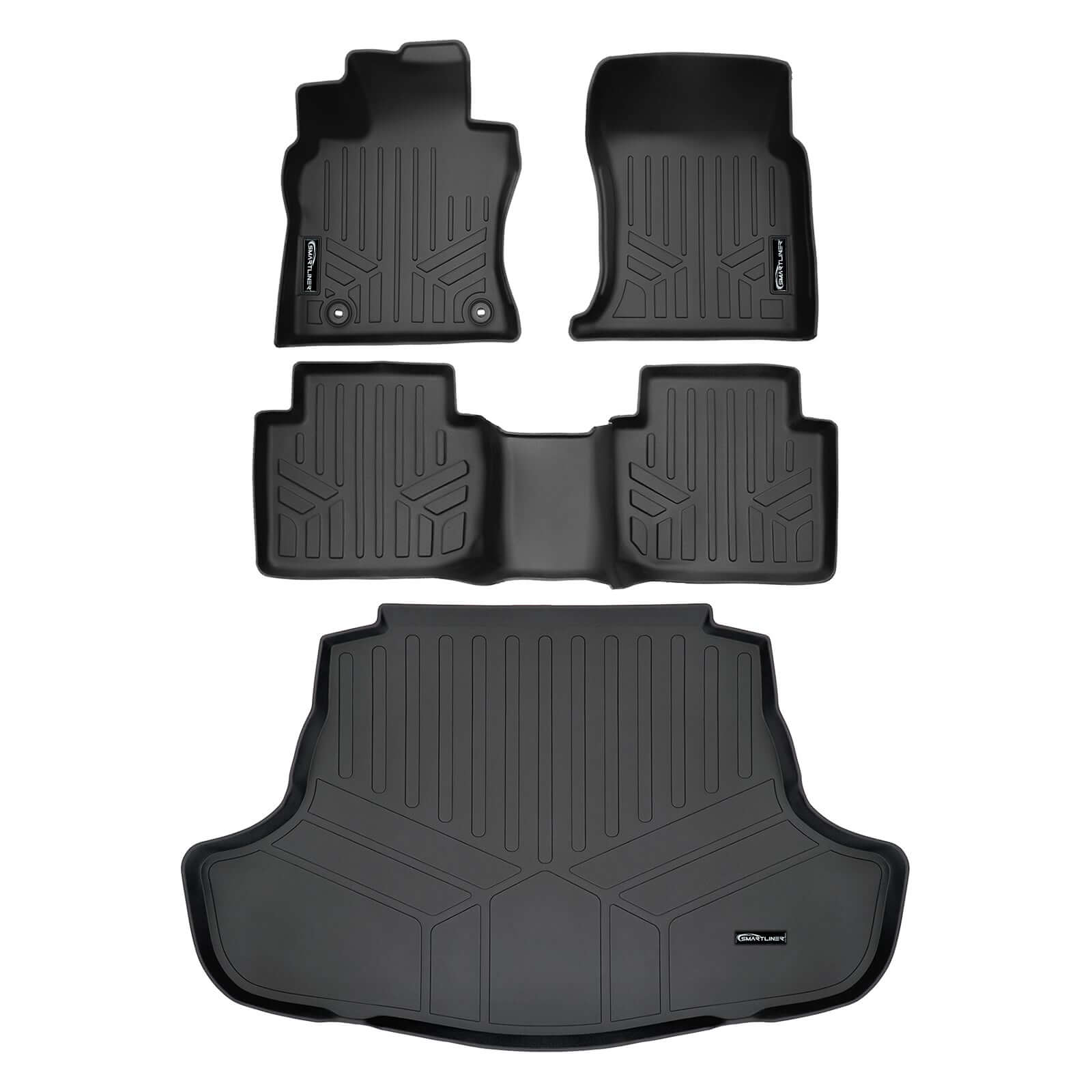 SMARTLINER Custom Fit Floor Liners For 2018-2025 Toyota Camry AWD Models Only (No Hybrid) Smartliner USA