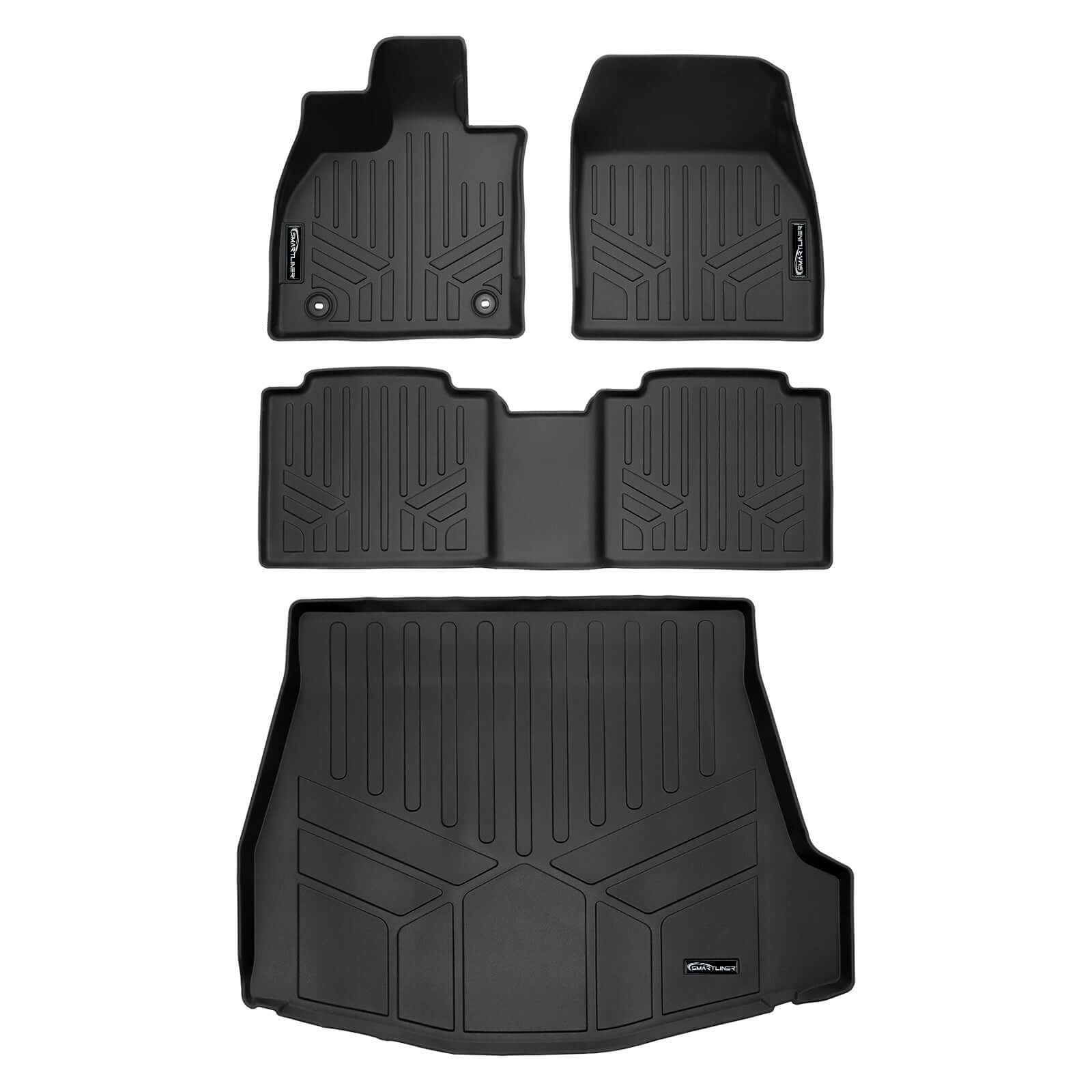 SMARTLINER Custom Fit Floor Liners For 2023-2025 TOYOTA BZ4X 2023 Smartliner USA
