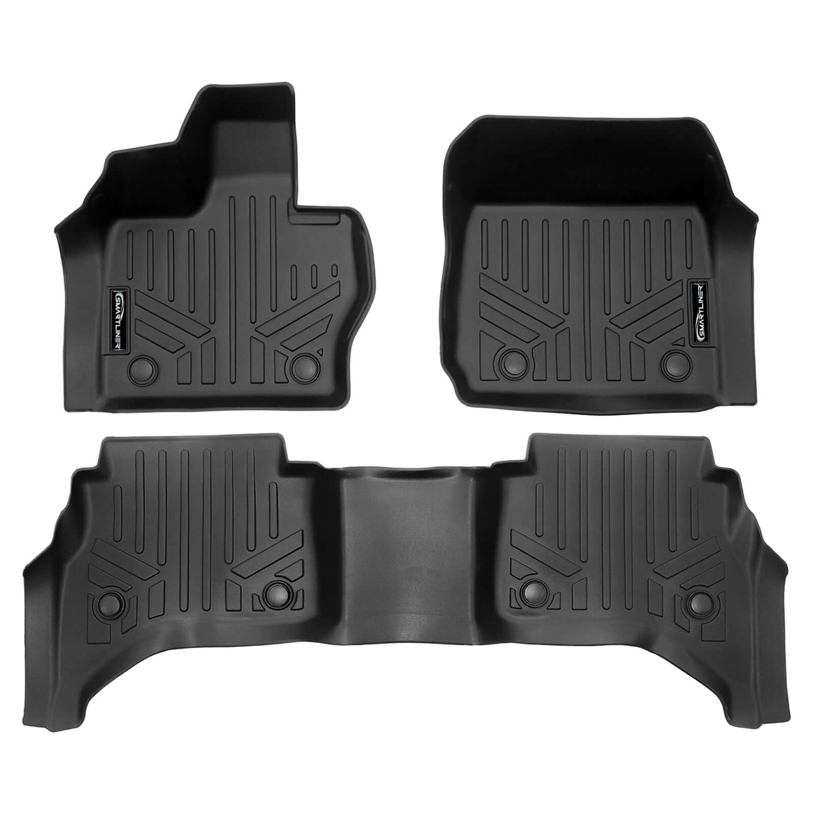 SMARTLINER Custom Fit Floor Liners For 2022-2025 Land Rover | Range Rover 5th Generation SWB (Standard Wheel Base) without executive class rear seats Smartliner USA