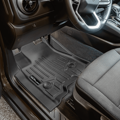 SMARTLINER Custom Fit Floor Liners For 2023-2025 Chevrolet Colorado (Only Fits Crew Cabs with Carpeted Flooring) Smartliner USA